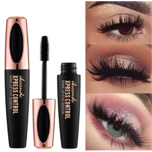 Long Curling Mascara Makeup Eyelash Black Waterproof Fiber Mascara Eye Lashes