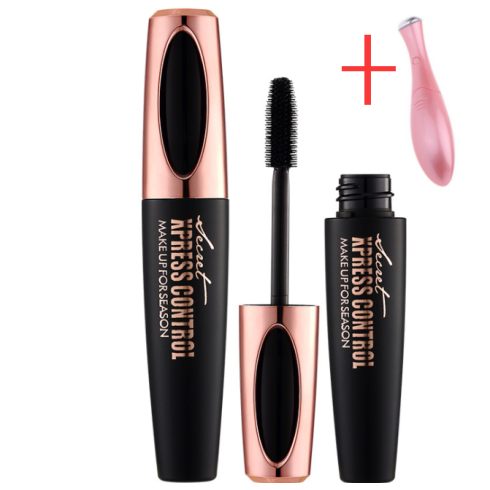 Long Curling Mascara Makeup Eyelash Black Waterproof Fiber Mascara Eye Lashes