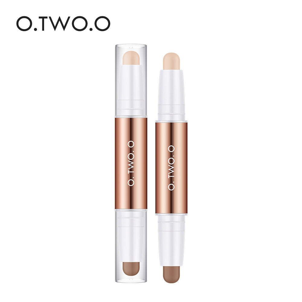 Double-headed Repair Stick Clavicle Shadow Pen Face Three-dimensional High-light Cover Xia Glow Color Plastic Face