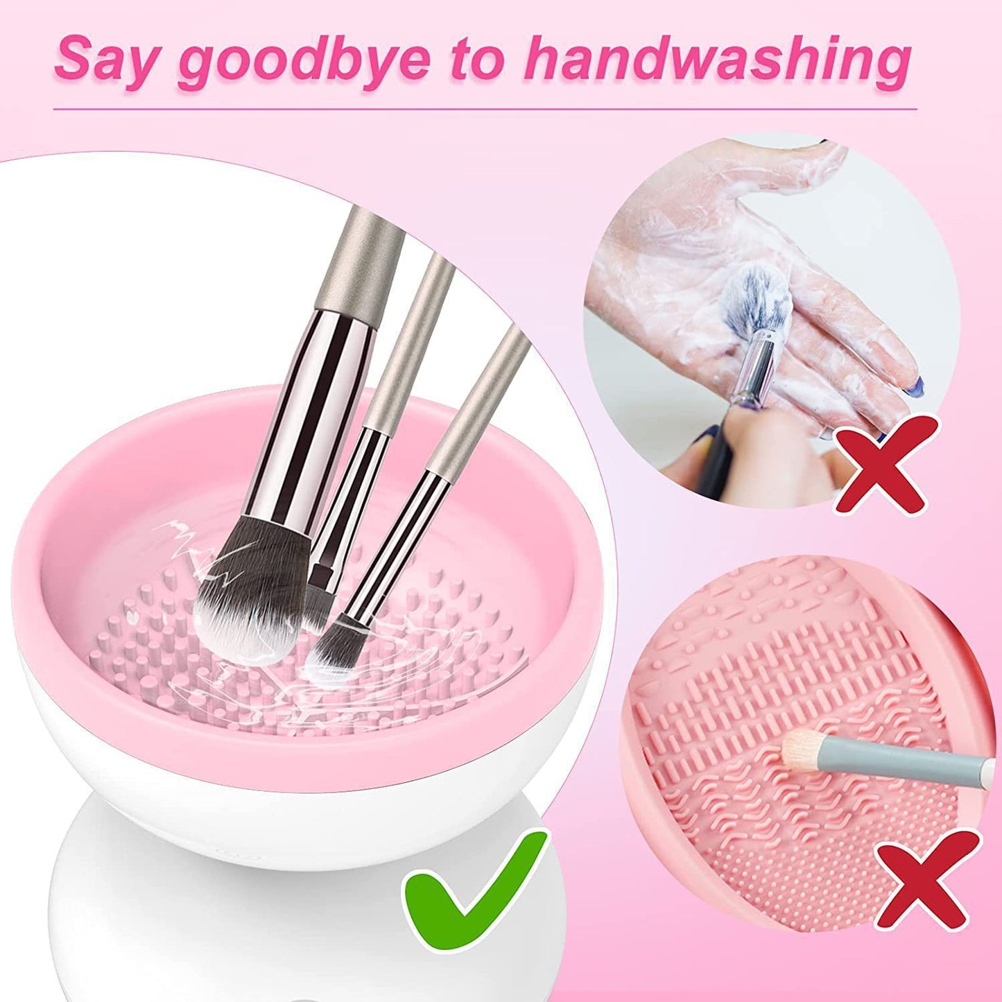 Cleaner, Beauty Tools, Powder Puff, Beauty Egg, Deep Cleaning Box, Automatic Quick-drying Brush, Scrubber, Cross-border Makeup Brush