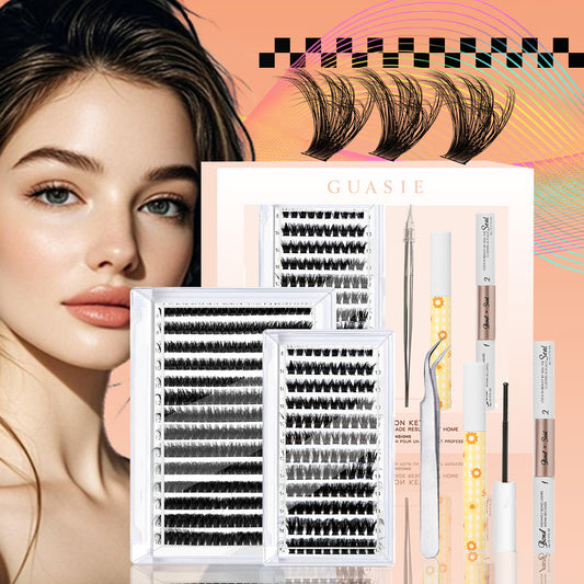Cross-border Cluster Lashes Cluster Messy Segmented Hair Foreign Trade Long Thick Grafting False Eyelashes