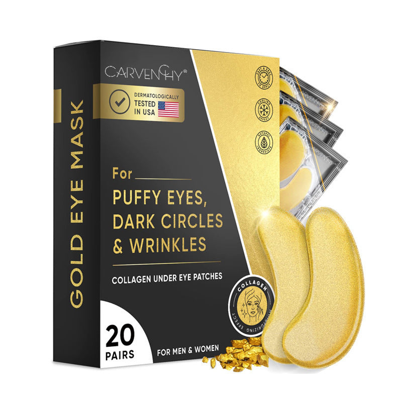 Eye Mask, Gold Eye Mask, Firming, Lifting, Lightening Fine Lines, Eye Mask To Remove Eye Bags And Eliminate Gold Eye Mask