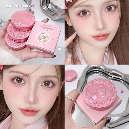 Gege Bear Three-dimensional Relief Fog Color Blush New Expansion Color Girl Daily Rouge Multi-use Brightening White