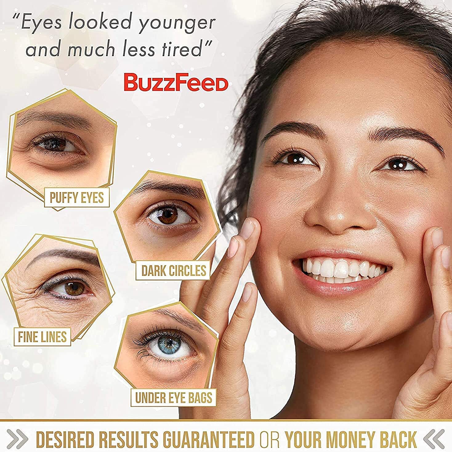 Eye Mask, Gold Eye Mask, Firming, Lifting, Lightening Fine Lines, Eye Mask To Remove Eye Bags And Eliminate Gold Eye Mask