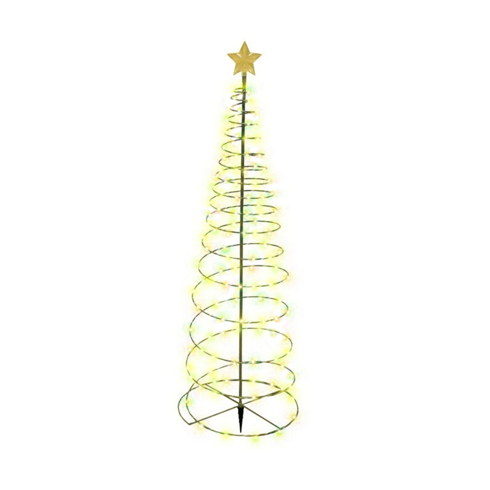 Christmas Garden Lights String Star Christmas Tree Decoration Lights LED Solar Christmas Tree